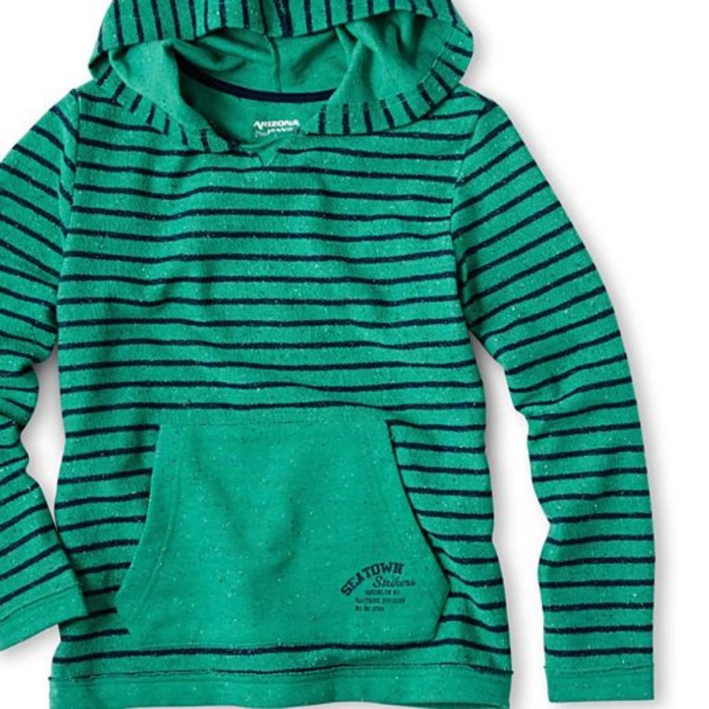 Arizona Jean Co. Emerald Stripe Pullover Hoodie